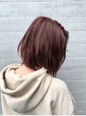 【助川】ブリーチなしw/カシス/20代30代ヘアスタイル