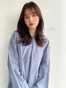 アリスバイアフロート 自由が丘(ALICe by AFLOAT) 〇クアンクヘア シースルーバング 顔まわりレイヤー