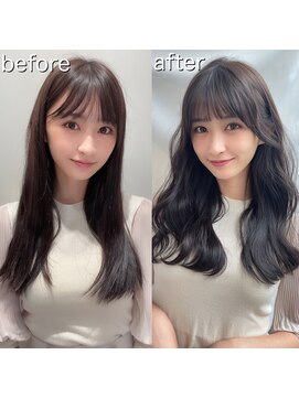 アフロートリノ(AFLOAT Leino) 【たくぽんstyle】似合わせビフォーアフター　顔まわりカット