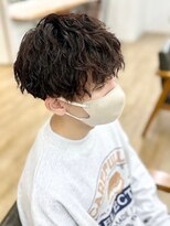 ネオリーブ クーロ メゾン 横浜(Neolive curro Maison)&nbsp;波巻きスパイラル×ツイストパーマ[メンズ]