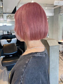 アイティーバイアルバム 下北沢店(IT by ALBUM) ローズピンクボブ_大人ガーリーチョコレート_ba458221