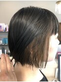 レイヤーボブ/外ハネボブ/大人ショート/ニュアンスカラー[千葉〕