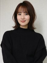 ガーデン オオタカノモリ(garden otakanomori)&nbsp;簡単スタイリング20代30代40代大人のくびれ外ハネボブ×前髪あり
