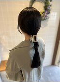 ダークカラー 韓国風 ヘアアレンジ [TiTi_福田りの]