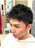 ビジネスマンスタイルショートツーブロックモテ髪人気