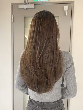 キャンバス バイ ネオリーブ 横浜西口(Canvas by neo.) 美髪縮毛矯正レイヤーカットブリーチなしオリーブカラー【横浜】