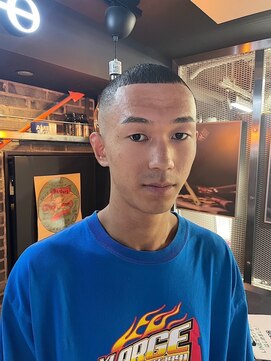 ダムディートウキョウ 心斎橋店(DAMDEE TOKYO) ダークアッシュ/カルマパーマ/ベリーショート[心斎橋/理容室]