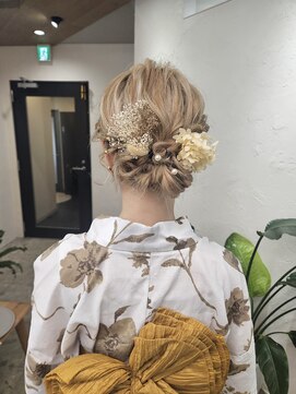 イット(it.) it. YUI ボブアレンジ 浴衣アレンジ ヘアアレンジ ヘアセット