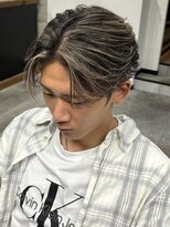 イーラ(era)&nbsp;メッシュ/フェザーショート/パーマ/メンズ/センターパート