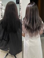 キング 高槻(K!ng)&nbsp;縮毛矯正髪質改善ハイライトレイヤーカット高槻美容室エクステ