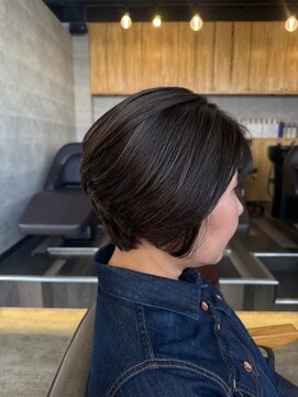 ソイクフ 四条大宮店(SOY-KUFU) 大人可愛い◎似合わせカットイメチェンフルバングショート