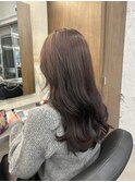 韓国風似合わせカット　ハイトーンカラー　1/2