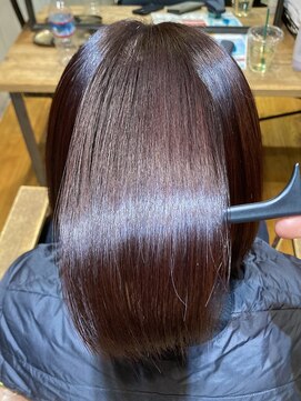 キャンバス 川崎(canvas.) 縮毛矯正 髪質改善 処理剤 ボブ/川崎/美髪/艶髪【窪田】