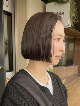 フィルム(FiLMs) 切りっぱなしボブ/ショコラブラウン