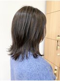 【morio成増/一戸】黒髪×ハイライトレイヤーミディアム
