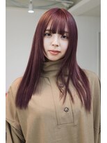 ラック 表参道(LUCK)&nbsp;ボルドーピンク/ボルドー/ブリーチ/ケアブリーチ/20代