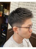 アップバングショート