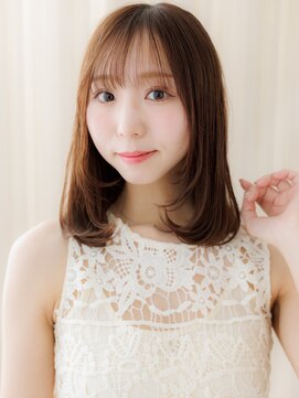 カバーヘア ブリス 志木南口駅前店(COVER HAIR bliss) 美髪レイヤースタイルワンカール艶感ストレートZ志木20代30代