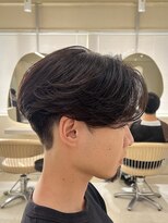 ニコ トウキョウ ヨコハマ(nico)&nbsp;メンズセンターパートウルフセンターパートニュアンスパーマ襟足