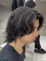 フィフスパーク(fifth PARK) 渋谷メンズボブウルフカット緩めスパイラルパーマレイヤーカット