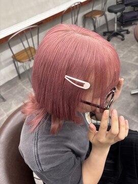 ニコ トウキョウ 渋谷(nico TOKYO) ピンクベージュダブルカラーピンクハイトーン韓国レイヤー