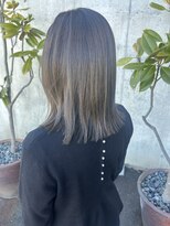 ヘアースペース レガッタ(hair space Regatta)&nbsp;艶感カラー×酸性ストレート ブリーチ ・ハイライト