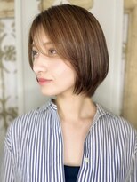 モッズヘア 越谷(mod's hair)&nbsp;白髪ぼかしショートボブ/ナチュラルレイヤー30代40代p越谷