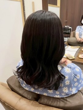 ルカリエ(LUCA:Rie) 地毛風アッシュブラウン×ゆるふわミディ☆