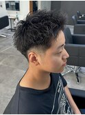 メンズカットショートスパイキーショートナチュラル刈り上げ