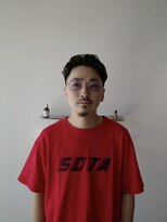 プールサイド(POOLSIDE)&nbsp;ラルフカール　オールバックパーマ　ビジネスマン　福岡　千早