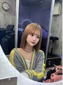 ダークブルー/デジタルパーマ/ワンホンレイヤー[渋谷]
