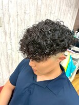 バーバー タカバタ 福井(Barber TAKABATA)&nbsp;ツイストスパイラルパーマ/ナチュラルパーマ/メンズ/フェード