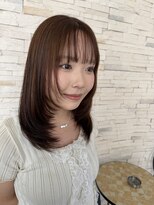 デビュー 宜野湾店(Debut) ダークパープル/ナチュラルショート/ミルクブラウン/夏/宜野湾