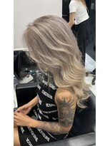 ヘアーデザイン ジェルム(Hair Design germe)&nbsp;ハイトーンミルクティーグレージュ #しのだスペシャル