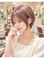 ハピエル ヘアークルー(HAPPYEL hair crew) 横顔美人の耳かけ丸みショート/小顔見せ