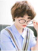 前髪重めのふんわりマッシュ☆relian青山