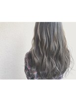 ラグジー(Luxy HAIR RESORT) care 1 bleach + purple gray ash【奈良市新大宮】 