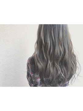 ラグジー(Luxy HAIR RESORT) care 1 bleach + purple gray ash【奈良市新大宮】