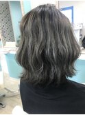 アッシュ系ダブルカラー