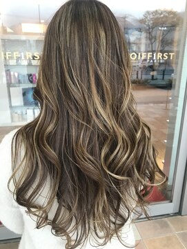 コワファースト 別府 ベージュアッシュ☆エアタッチハイライト