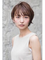 レニーバイエース(LANY by ACE)&nbsp;【LANY 横浜】耳掛けショート×チョコレートブラウン