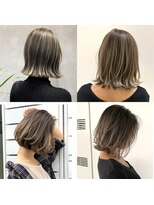 トルネード(TORNADO)&nbsp;ハイライトバレイヤージュボブ