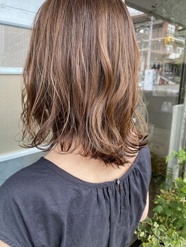 エルズ 大宮店(ailes) マロンベージュ　[大宮/大宮駅/ショート/ショートボブ/パーマ]