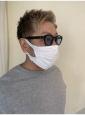 ハイトーン×ワイルドアップバングスタイル