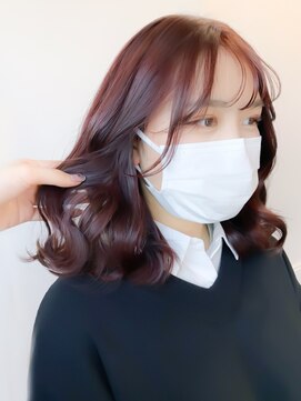 ナイン(9 nine) 【艶感★ヨシンモリ】韓国 髪型 大人可愛いウェーブ巻き髪