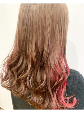 エイム ヘアメイク 横川店(eim HAIR MAKE) イヤリングカラー