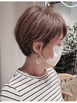 ゼストソエル(ZEST soell) 白髪ぼかしカラー×ショート