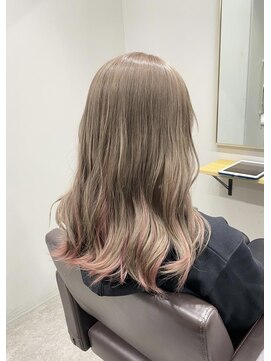 ユウル 横浜(juhl.) インナーカラー/イヤリングカラー/ケアブリーチ/ツートンカラー