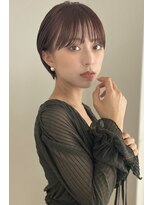 サードバイローラン(THiRD by ROULAND)&nbsp;【THiRD 浅野】20代／30代/40代ピンクブラウンショート