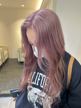 ベレーザ 渋谷(BELEZA) 6612ニュアンスカラー艶髪ハイトーンシルキーベージュ波巻き